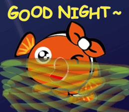 Clownfish-sea life sticker #8129843