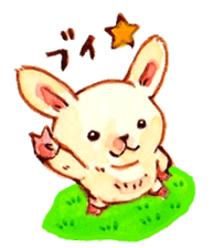 White goat and friends part2 sticker #8131449