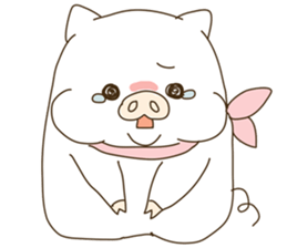 hello ! i am super cute pig dodoni sticker #8131525