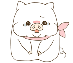 hello ! i am super cute pig dodoni sticker #8131525