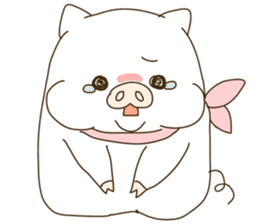 hello ! i am super cute pig dodoni sticker #8131525