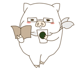 hello ! i am super cute pig dodoni sticker #8131526