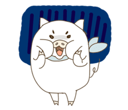 hello ! i am super cute pig dodoni sticker #8131529