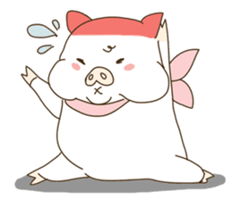 hello ! i am super cute pig dodoni sticker #8131530