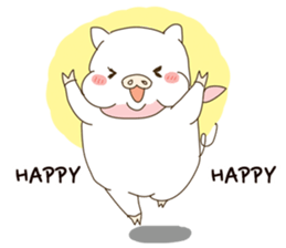 hello ! i am super cute pig dodoni sticker #8131531