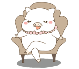 hello ! i am super cute pig dodoni sticker #8131532