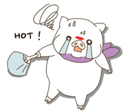 hello ! i am super cute pig dodoni sticker #8131534