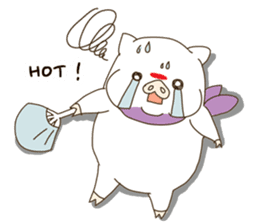 hello ! i am super cute pig dodoni sticker #8131534