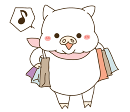 hello ! i am super cute pig dodoni sticker #8131535