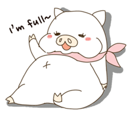 hello ! i am super cute pig dodoni sticker #8131536
