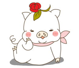 hello ! i am super cute pig dodoni sticker #8131537