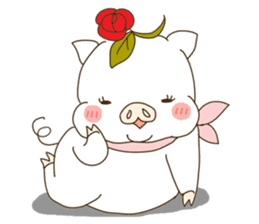 hello ! i am super cute pig dodoni sticker #8131537