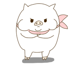 hello ! i am super cute pig dodoni sticker #8131543