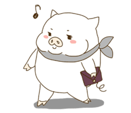 hello ! i am super cute pig dodoni sticker #8131545