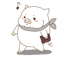 hello ! i am super cute pig dodoni sticker #8131545