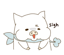 hello ! i am super cute pig dodoni sticker #8131556