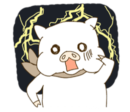 hello ! i am super cute pig dodoni sticker #8131560