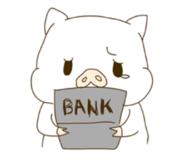 hello ! i am super cute pig dodoni sticker #8131563