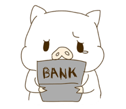 hello ! i am super cute pig dodoni sticker #8131563