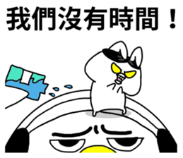 The fairy of rabbit settle in baldness. sticker #8131732