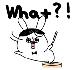 The fairy of rabbit settle in baldness. sticker #8131735