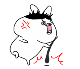 The fairy of rabbit settle in baldness. sticker #8131736