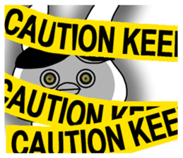 The fairy of rabbit settle in baldness. sticker #8131742