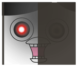 The fairy of rabbit settle in baldness. sticker #8131747