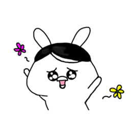 The fairy of rabbit settle in baldness. sticker #8131757