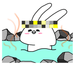 The fairy of rabbit settle in baldness. sticker #8131759