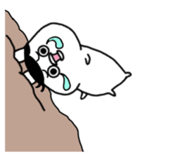 The fairy of rabbit settle in baldness. sticker #8131761