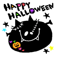 Black Cat Chantilly HALLOWEEN sticker #8131844
