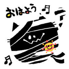 Black Cat Chantilly HALLOWEEN sticker #8131857