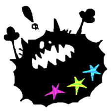 Black Cat Chantilly HALLOWEEN sticker #8131865