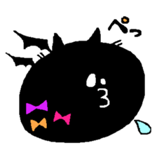 Black Cat Chantilly HALLOWEEN sticker #8131867