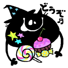 Black Cat Chantilly HALLOWEEN sticker #8131870