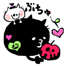 Black Cat Chantilly HALLOWEEN sticker #8131880