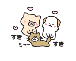 Ten thousand stamp(The title is a dog.) sticker #8132739