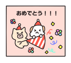 Ten thousand stamp(The title is a dog.) sticker #8132758