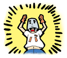 THE bucket man sticker #8132765