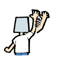 THE bucket man sticker #8132775