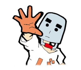 THE bucket man sticker #8132790