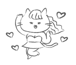 DISCO CAT sticker #8132886