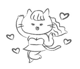 DISCO CAT sticker #8132886