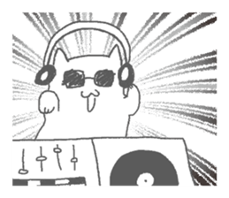 DISCO CAT sticker #8132891