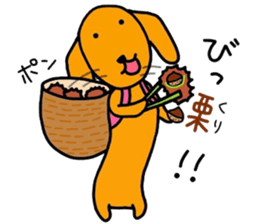 The dog of healing "HANA" PART7 sticker #8133046