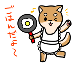 An owner of a dog is a cat sticker #8133445