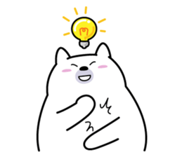 Whim life of chubby bear sticker #8133505