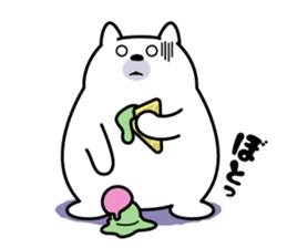 Whim life of chubby bear sticker #8133509