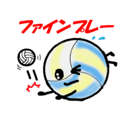 Mr.volley ball sticker #8133688